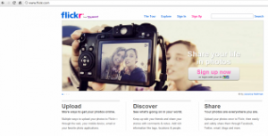 (Flickr.com's Home Page)